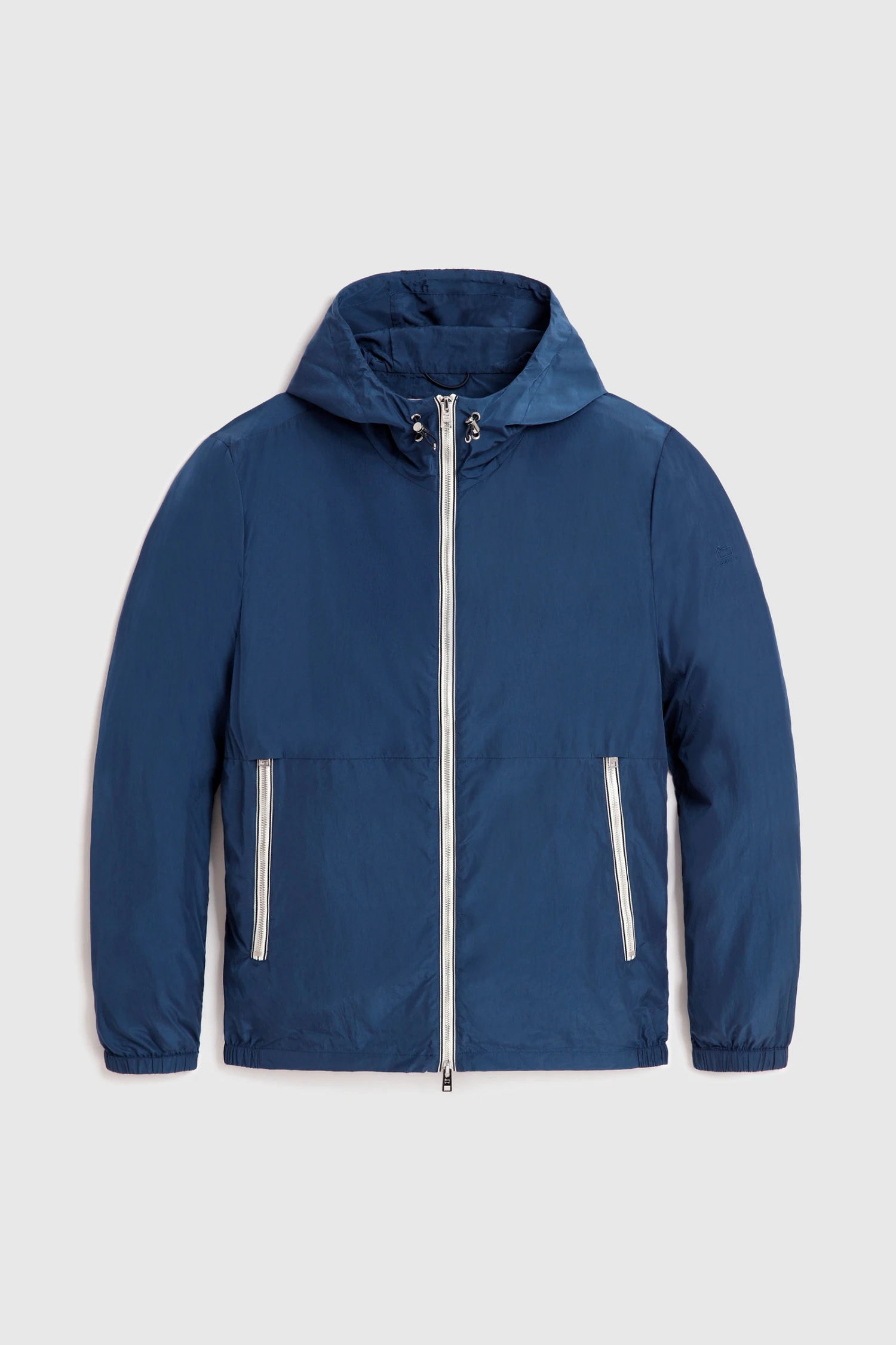Woolrich Giacca A Vento Ultraleggera In Crinkle Nylon - Uomo - Blu 6 Woolrich Giacca A Vento Ultraleggera In Crinkle Nylon - Uomo - Blu - immagine 4
