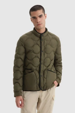 Woolrich Giacca Sierra Trapuntata - Uomo - Verde