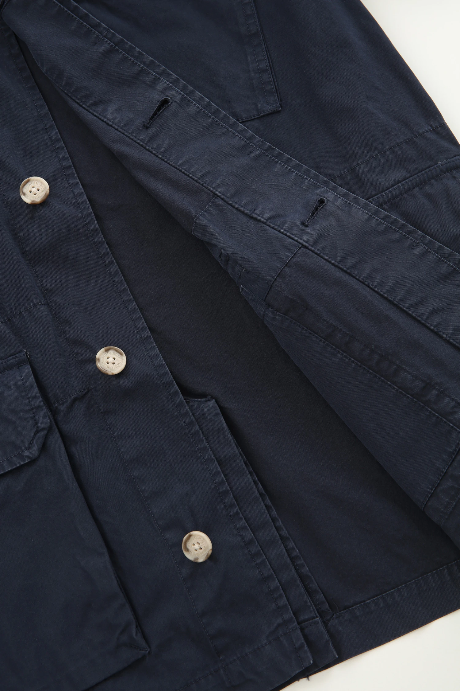 Woolrich Giacca Field Crew In Cotone Morbido Tinto In Capo - Uomo - Blu 13 Woolrich Giacca Field Crew In Cotone Morbido Tinto In Capo - Uomo - Blu - immagine 11