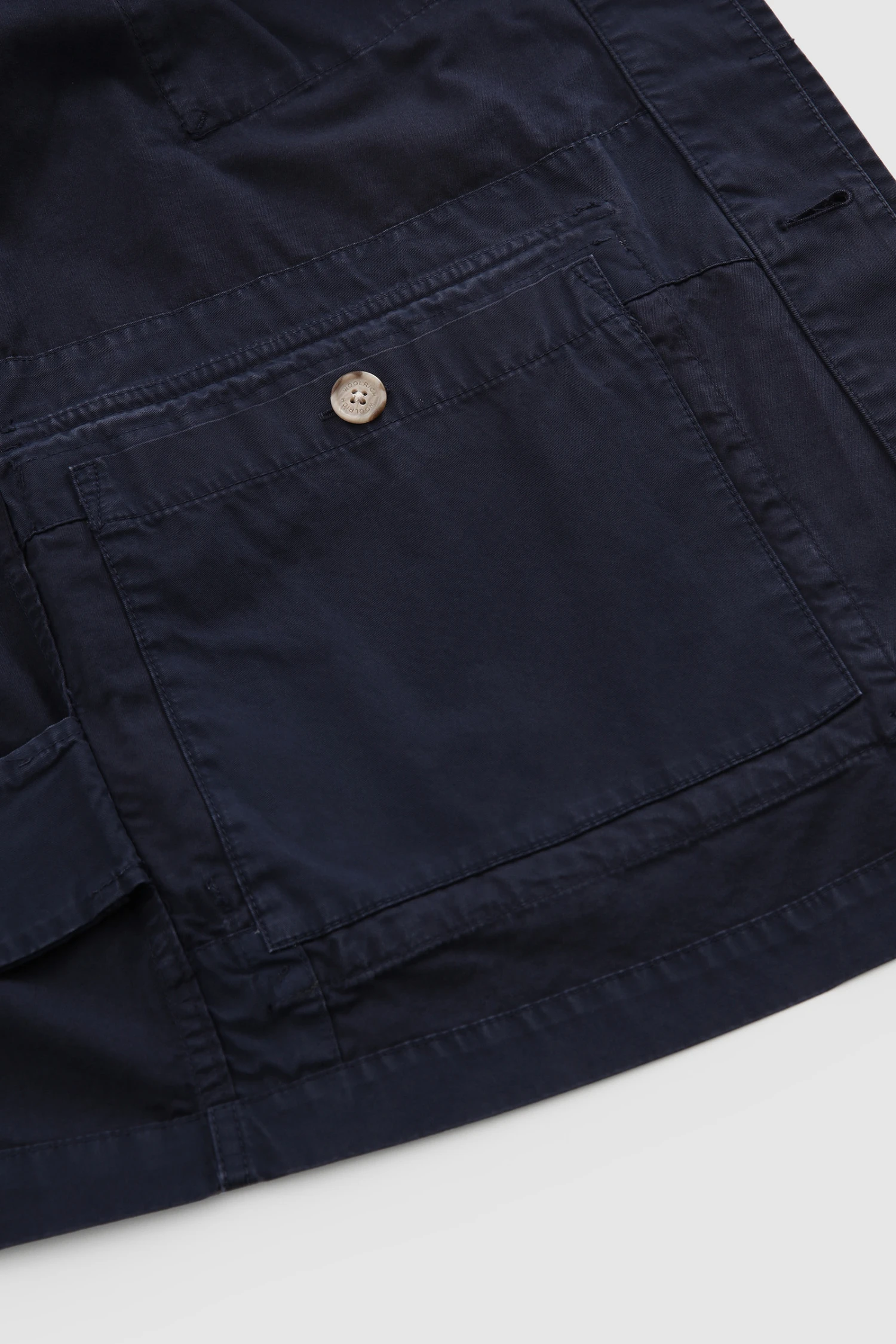 Woolrich Giacca Field Crew In Cotone Morbido Tinto In Capo - Uomo - Blu 11 Woolrich Giacca Field Crew In Cotone Morbido Tinto In Capo - Uomo - Blu - immagine 9