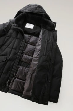 Woolrich Giacca Blizzard Field In Ramar Cloth - Uomo - Nero -Offerta Economica Vestiario CFWOOU0621MRUT0001 BLK 10