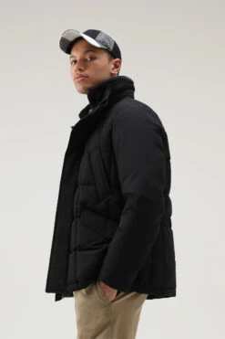 Woolrich Giacca Blizzard Field In Ramar Cloth - Uomo - Nero -Offerta Economica Vestiario CFWOOU0621MRUT0001 BLK 3