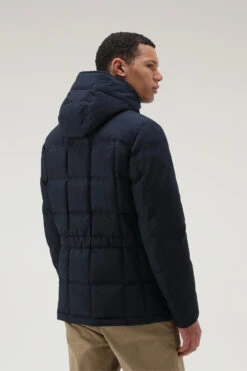 Woolrich Giacca Blizzard Field In Ramar Cloth - Uomo - Blu -Offerta Economica Vestiario CFWOOU0621MRUT0001 MLB 2