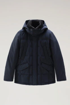 Woolrich Giacca Blizzard Field In Ramar Cloth - Uomo - Blu -Offerta Economica Vestiario CFWOOU0621MRUT0001 MLB 4