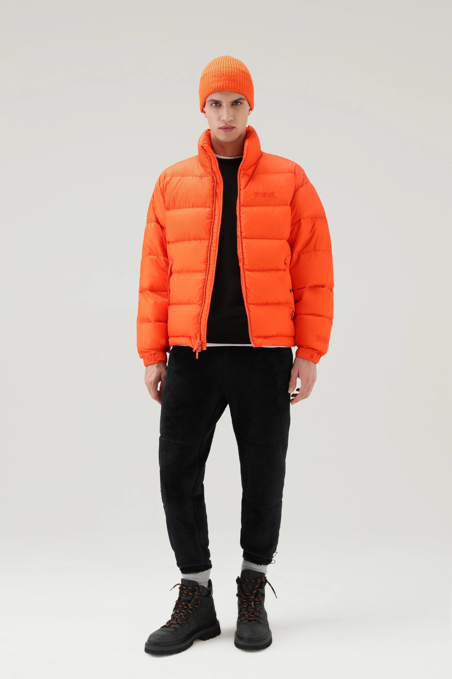 Piumino In Nylon Ripstop Serving The People / Woolrich - Uomo - Rosso 4 Piumino In Nylon Ripstop Serving The People / Woolrich - Uomo - Rosso - immagine 2