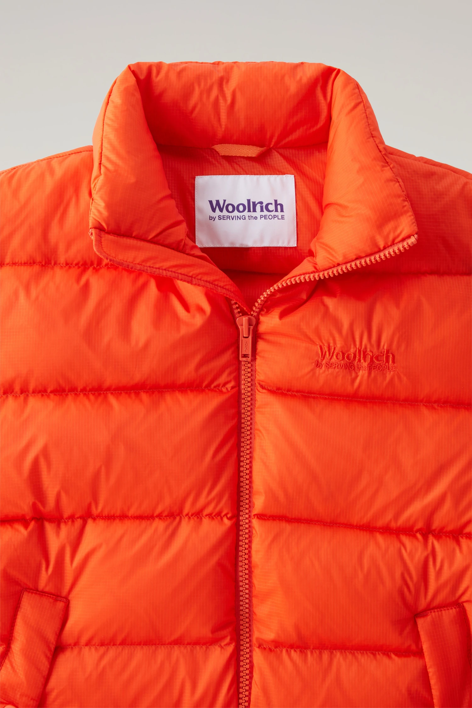 Piumino In Nylon Ripstop Serving The People / Woolrich - Uomo - Rosso 8 Piumino In Nylon Ripstop Serving The People / Woolrich - Uomo - Rosso - immagine 6