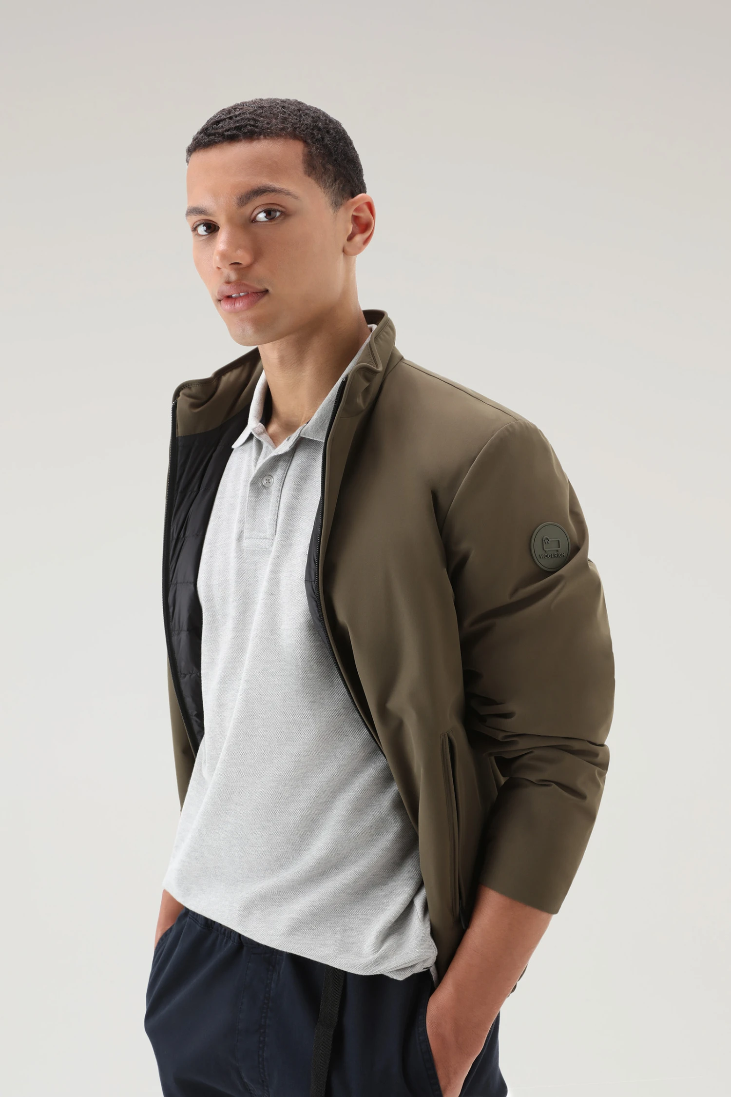 Woolrich Bomber Sailing Imbottito - Uomo - Verde 6 Woolrich Bomber Sailing Imbottito - Uomo - Verde - immagine 4