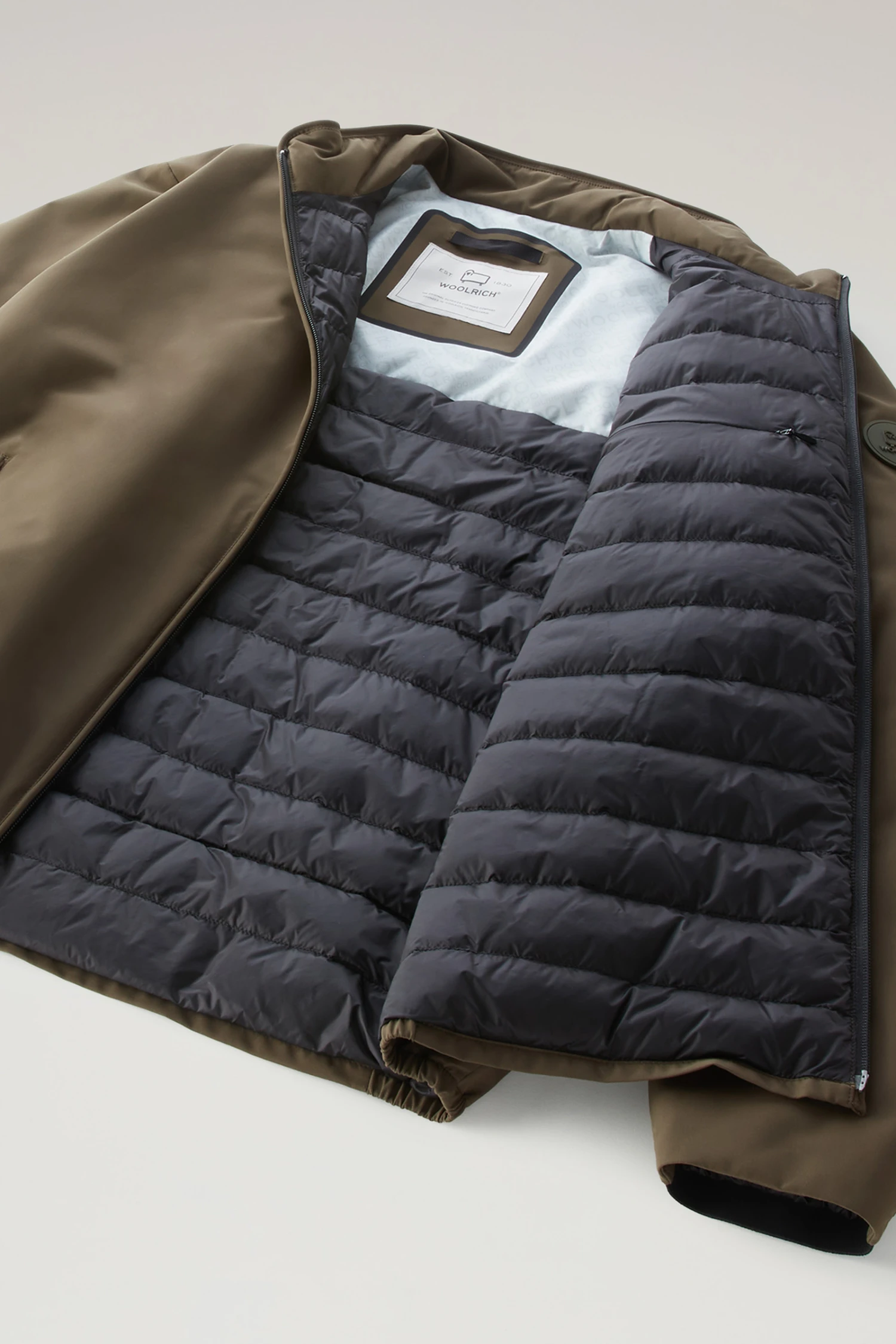 Woolrich Bomber Sailing Imbottito - Uomo - Verde 12 Woolrich Bomber Sailing Imbottito - Uomo - Verde - immagine 10