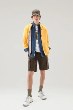 Woolrich Giacca Pacific Impermeabile Con Cappuccio - Uomo - Giallo -Offerta Economica Vestiario CFWOOU0693MRUT3280 2066 1