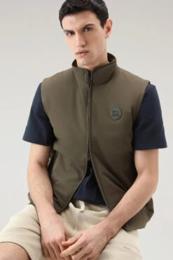 Woolrich Gilet Pacific Imbottito - Uomo - Verde -Offerta Economica Vestiario CFWOOU0694MRUT3280 614 3
