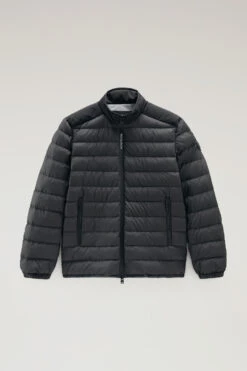 Woolrich Piumino Leggero Bering Tech In Microfibra - Uomo - Nero -Offerta Economica Vestiario CFWOOU0697MRUT2635 100 4