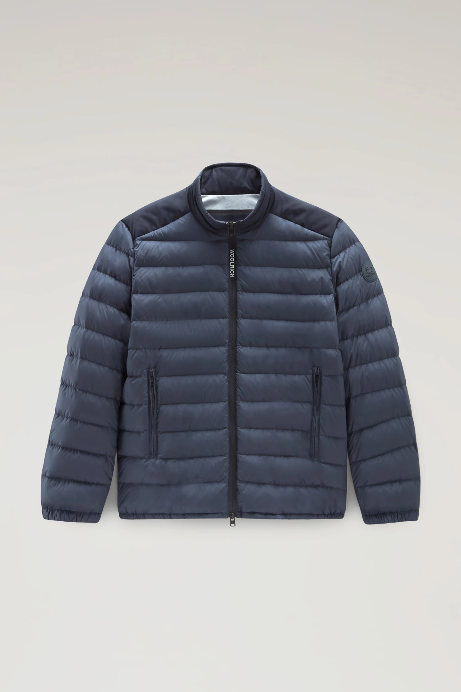 Woolrich Piumino Leggero Bering Tech In Microfibra - Uomo - Blu 7 Woolrich Piumino Leggero Bering Tech In Microfibra - Uomo - Blu - immagine 5