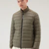 Woolrich Piumino Leggero Bering Tech In Microfibra - Uomo - Verde -Offerta Economica Vestiario CFWOOU0697MRUT2635 614