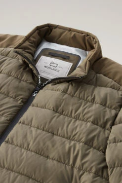 Woolrich Piumino Leggero Bering Tech In Microfibra - Uomo - Verde -Offerta Economica Vestiario CFWOOU0697MRUT2635 614 5