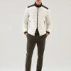 Woolrich Piumino Leggero Bering Tech In Microfibra - Uomo - Bianco -Offerta Economica Vestiario CFWOOU0697MRUT2635 8743