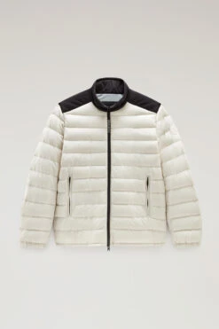 Woolrich Piumino Leggero Bering Tech In Microfibra - Uomo - Bianco -Offerta Economica Vestiario CFWOOU0697MRUT2635 8743 4