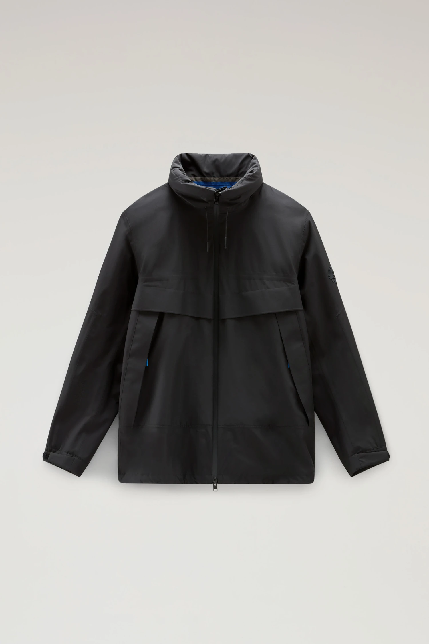 Woolrich Giacca High Tech In GORE-TEX INFINIUM Impermeabile Con Cappuccio Richiudibile - Uomo - Nero 7 Woolrich Giacca High Tech In GORE-TEX INFINIUM Impermeabile Con Cappuccio Richiudibile - Uomo - Nero - immagine 5