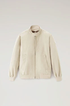 Woolrich Bomber Cruiser In Light Eco Ramar - Uomo - Beige 16 Woolrich Bomber Cruiser In Light Eco Ramar - Uomo - Beige -Offerta Economica Vestiario CFWOOU0707MRUT2538 4377 4