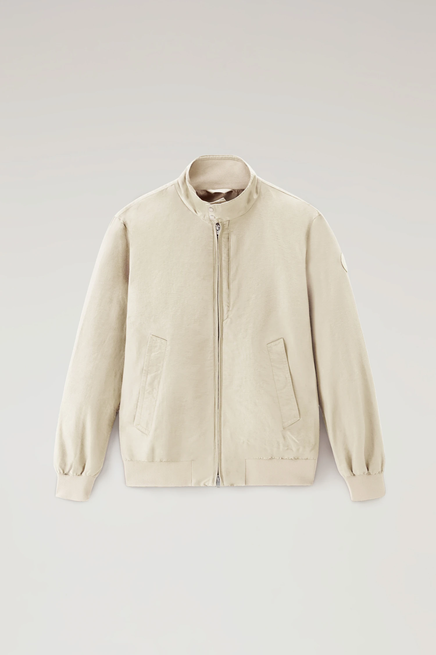 Woolrich Bomber Cruiser In Light Eco Ramar - Uomo - Beige 7 Woolrich Bomber Cruiser In Light Eco Ramar - Uomo - Beige - immagine 5