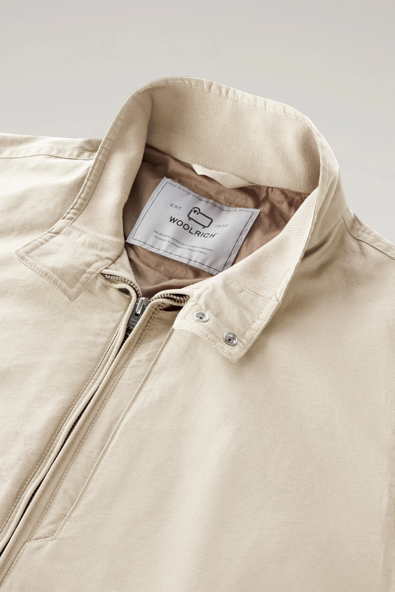 Woolrich Bomber Cruiser In Light Eco Ramar - Uomo - Beige 8 Woolrich Bomber Cruiser In Light Eco Ramar - Uomo - Beige - immagine 6