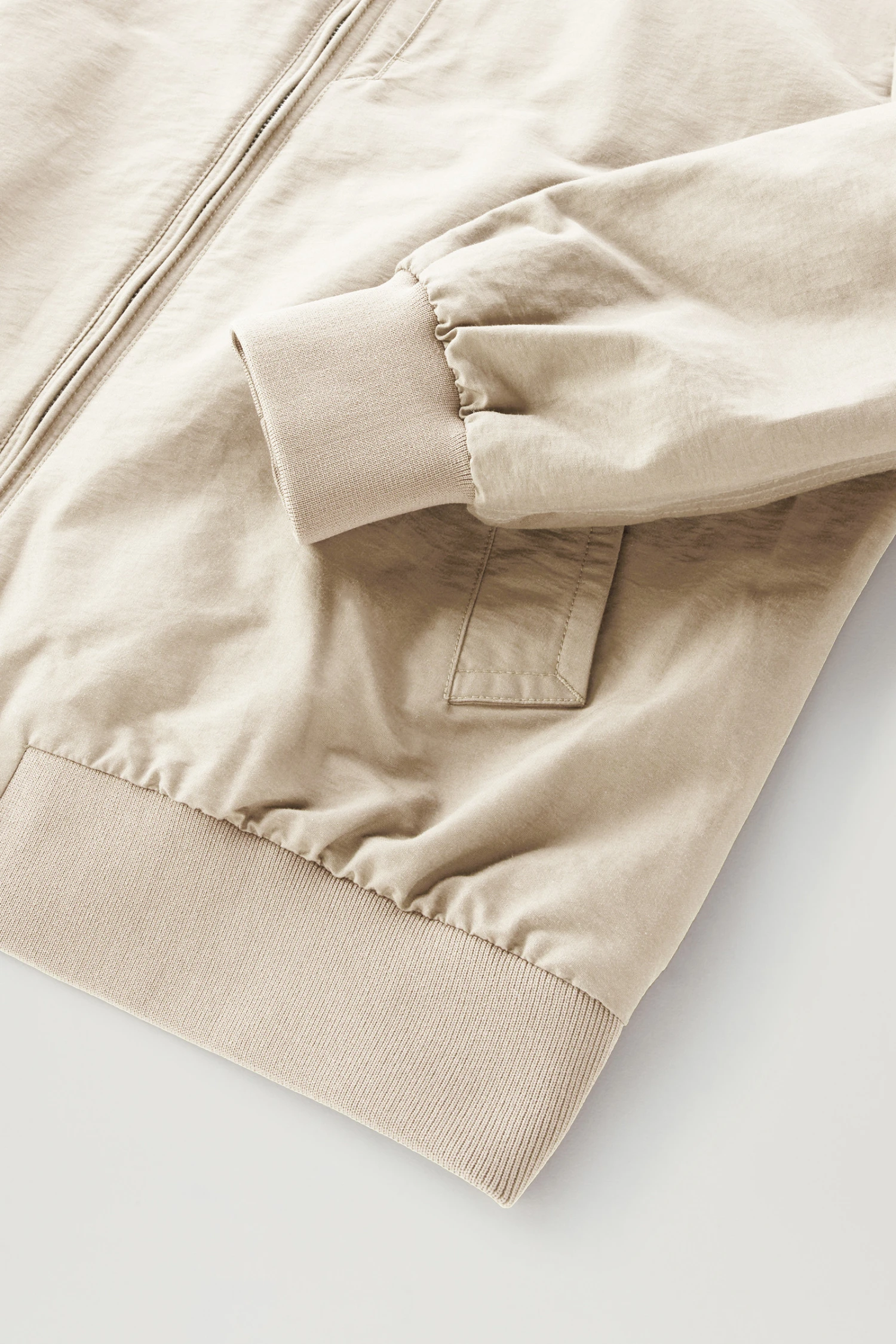 Woolrich Bomber Cruiser In Light Eco Ramar - Uomo - Beige 10 Woolrich Bomber Cruiser In Light Eco Ramar - Uomo - Beige - immagine 8