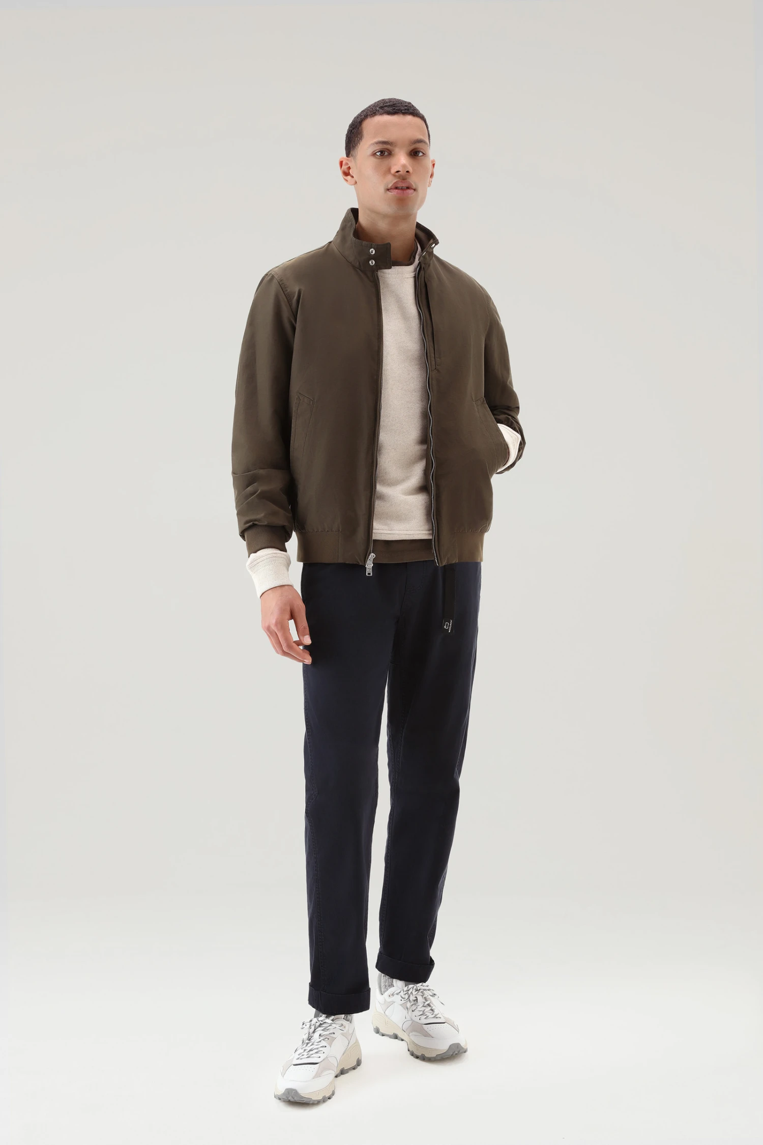 Woolrich Bomber Cruiser In Light Eco Ramar - Uomo - Verde 4 Woolrich Bomber Cruiser In Light Eco Ramar - Uomo - Verde - immagine 2