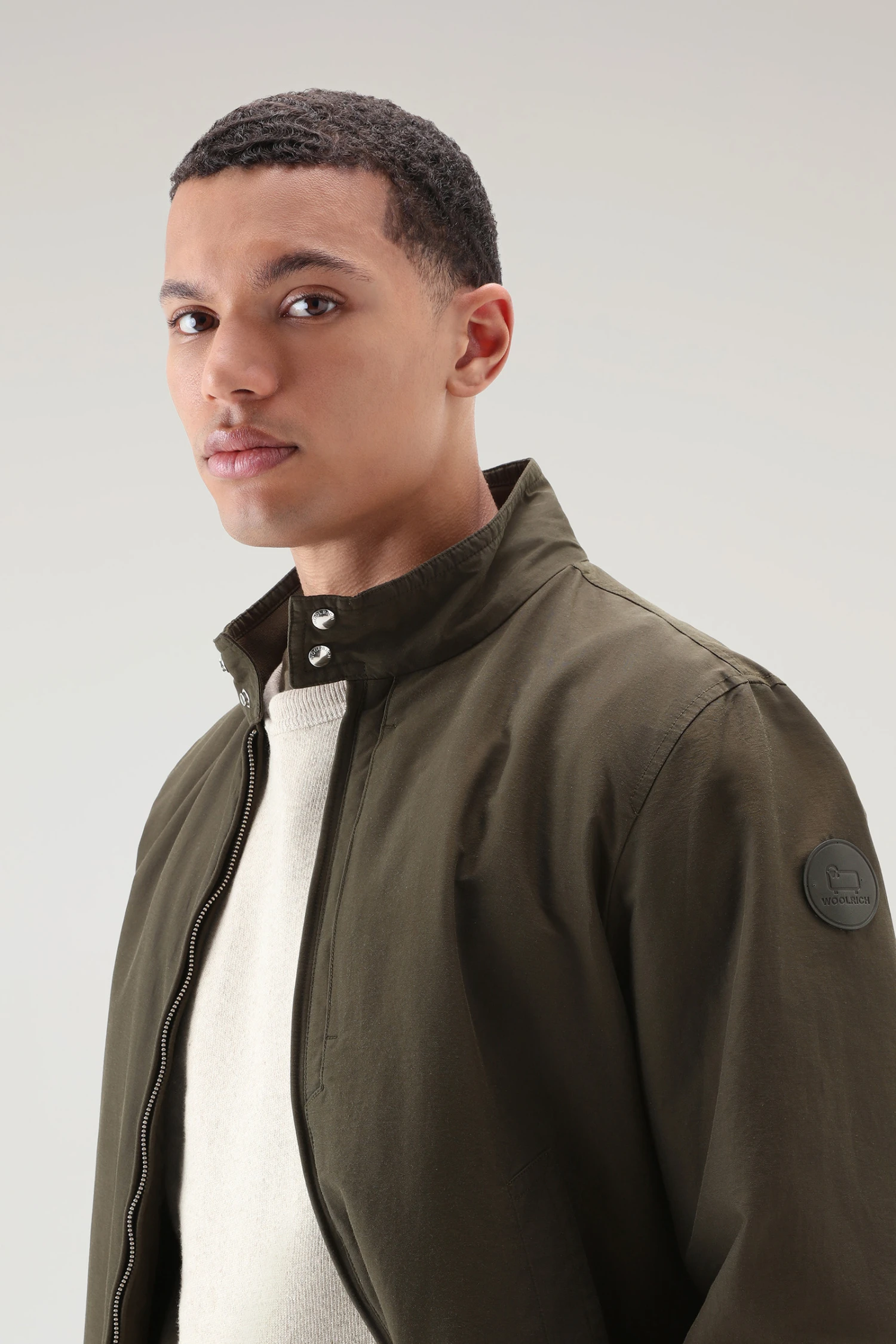 Woolrich Bomber Cruiser In Light Eco Ramar - Uomo - Verde 6 Woolrich Bomber Cruiser In Light Eco Ramar - Uomo - Verde - immagine 4