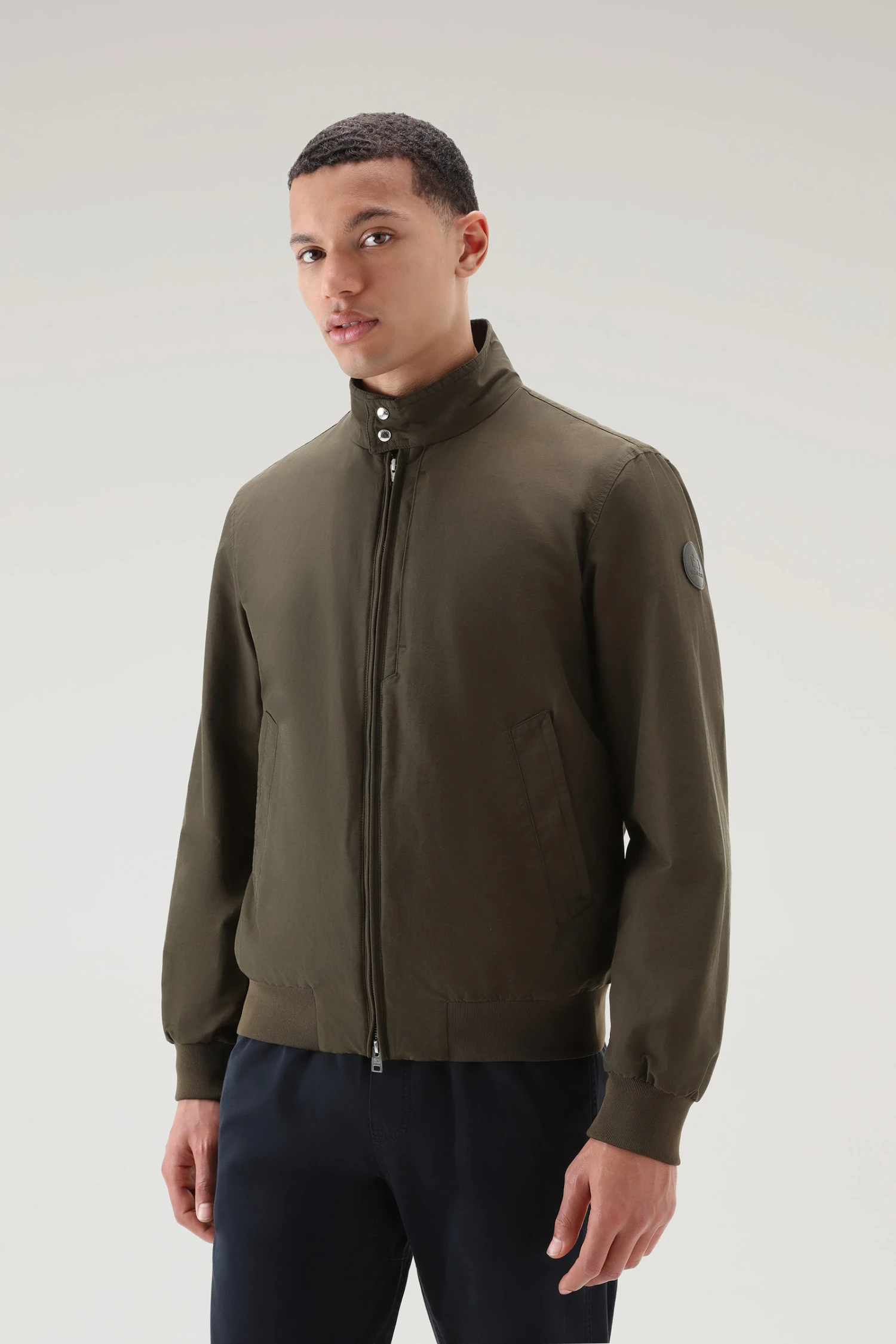Woolrich Bomber Cruiser In Light Eco Ramar - Uomo - Verde 3 Woolrich Bomber Cruiser In Light Eco Ramar - Uomo - Verde