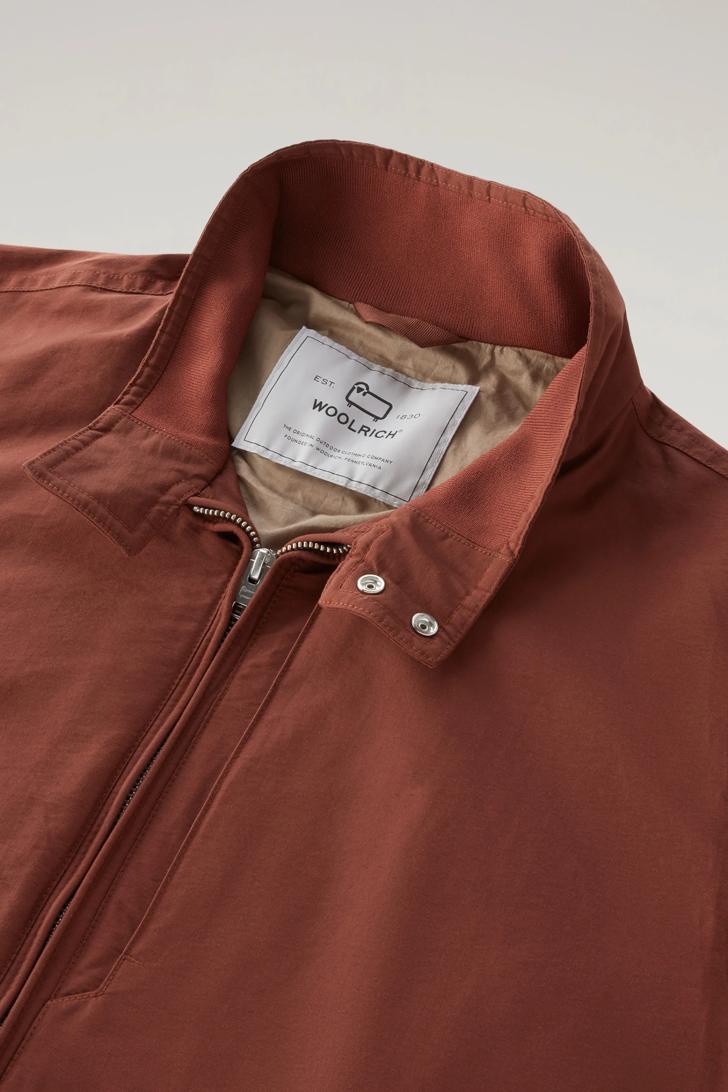 Woolrich Bomber Cruiser In Light Eco Ramar - Uomo - Marrone 8 Woolrich Bomber Cruiser In Light Eco Ramar - Uomo - Marrone - immagine 6