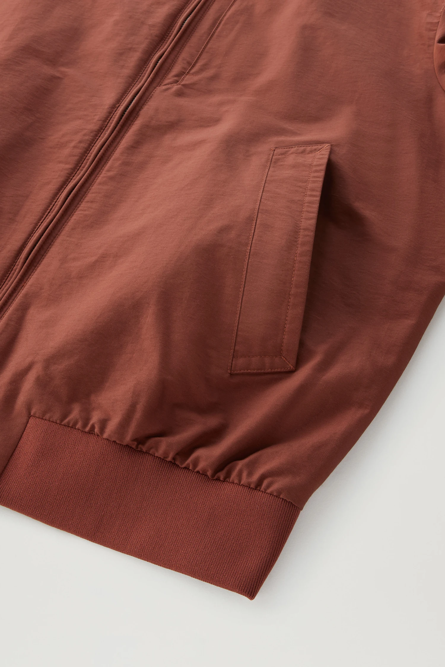 Woolrich Bomber Cruiser In Light Eco Ramar - Uomo - Marrone 11 Woolrich Bomber Cruiser In Light Eco Ramar - Uomo - Marrone - immagine 9