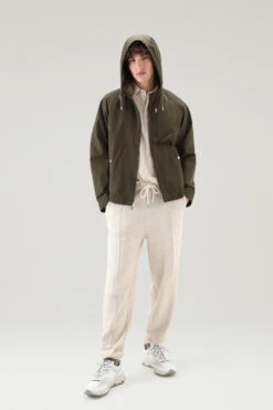 Woolrich Giacca Lobster In Light Eco Ramar Con Cappuccio - Uomo - Verde -Offerta Economica Vestiario CFWOOU0708MRUT2538 614 1