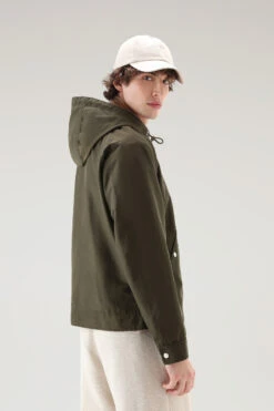 Woolrich Giacca Lobster In Light Eco Ramar Con Cappuccio - Uomo - Verde -Offerta Economica Vestiario CFWOOU0708MRUT2538 614 2