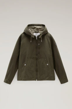 Woolrich Giacca Lobster In Light Eco Ramar Con Cappuccio - Uomo - Verde -Offerta Economica Vestiario CFWOOU0708MRUT2538 614 5