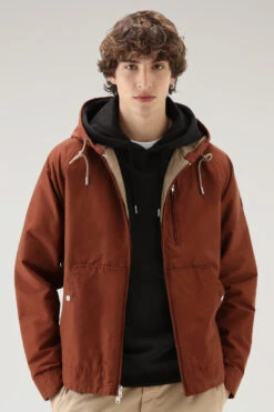 Woolrich Giacca Lobster In Light Eco Ramar Con Cappuccio - Uomo - Marrone -Offerta Economica Vestiario CFWOOU0708MRUT2538 797 3