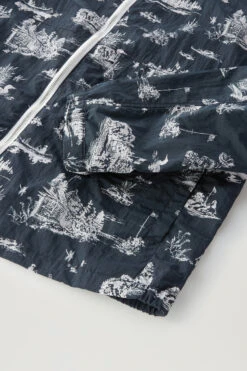 Woolrich Giacca Zavikon Con Cappuccio In Nylon Crinkle Ripstop - Uomo - Blu -Offerta Economica Vestiario CFWOOU0709MRUT3365 3989 6