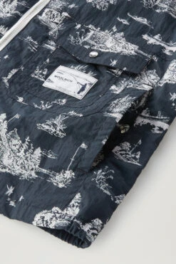 Woolrich Giacca Zavikon Con Cappuccio In Nylon Crinkle Ripstop - Uomo - Blu -Offerta Economica Vestiario CFWOOU0709MRUT3365 3989 7