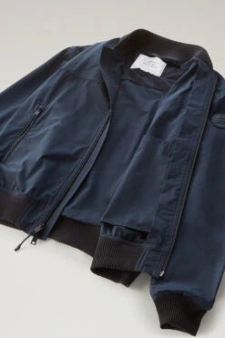 Woolrich Bomber City In Urban Touch - Uomo - Blu -Offerta Economica Vestiario CFWOOU0712MRUT3128 3989 9