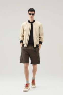 Woolrich Bomber City In Urban Touch - Uomo - Beige -Offerta Economica Vestiario CFWOOU0712MRUT3128 4377 1