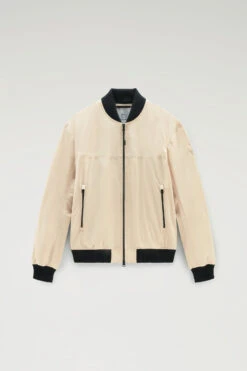 Woolrich Bomber City In Urban Touch - Uomo - Beige -Offerta Economica Vestiario CFWOOU0712MRUT3128 4377 4