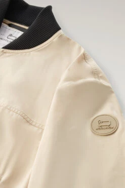 Woolrich Bomber City In Urban Touch - Uomo - Beige -Offerta Economica Vestiario CFWOOU0712MRUT3128 4377 6