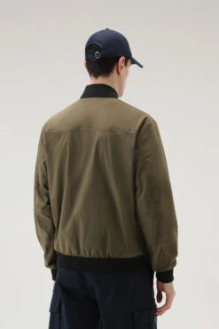 Woolrich Bomber City In Urban Touch - Uomo - Verde -Offerta Economica Vestiario CFWOOU0712MRUT3128 614 2
