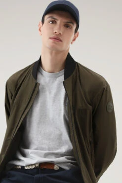 Woolrich Bomber City In Urban Touch - Uomo - Verde -Offerta Economica Vestiario CFWOOU0712MRUT3128 614 3