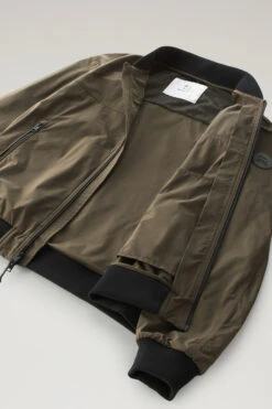 Woolrich Bomber City In Urban Touch - Uomo - Verde -Offerta Economica Vestiario CFWOOU0712MRUT3128 614 9