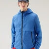Woolrich Giacca A Vento Ripiegabile In Nylon Crinkle - Uomo - Blu -Offerta Economica Vestiario CFWOOU0714MRUT3069 31066