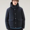 Woolrich Giacca Aleutian In Nylon Eco Taslan Imbottita Con Cappuccio Removibile - Uomo - Blu -Offerta Economica Vestiario CFWOOU0715MRUT3327 3989