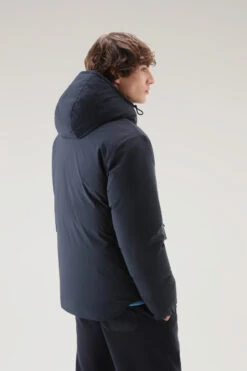 Woolrich Giacca Aleutian In Nylon Eco Taslan Imbottita Con Cappuccio Removibile - Uomo - Blu -Offerta Economica Vestiario CFWOOU0715MRUT3327 3989 2