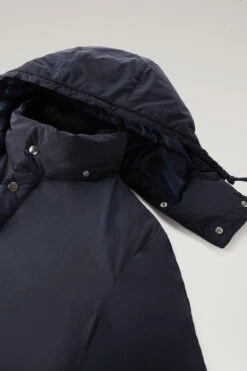 Woolrich Giacca Aleutian In Nylon Eco Taslan Imbottita Con Cappuccio Removibile - Uomo - Blu -Offerta Economica Vestiario CFWOOU0715MRUT3327 3989 6