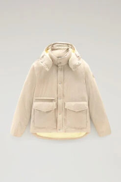 Woolrich Giacca Aleutian In Nylon Eco Taslan Imbottita Con Cappuccio Removibile - Uomo - Beige 19 Woolrich Giacca Aleutian In Nylon Eco Taslan Imbottita Con Cappuccio Removibile - Uomo - Beige -Offerta Economica Vestiario CFWOOU0715MRUT3327 4377 4