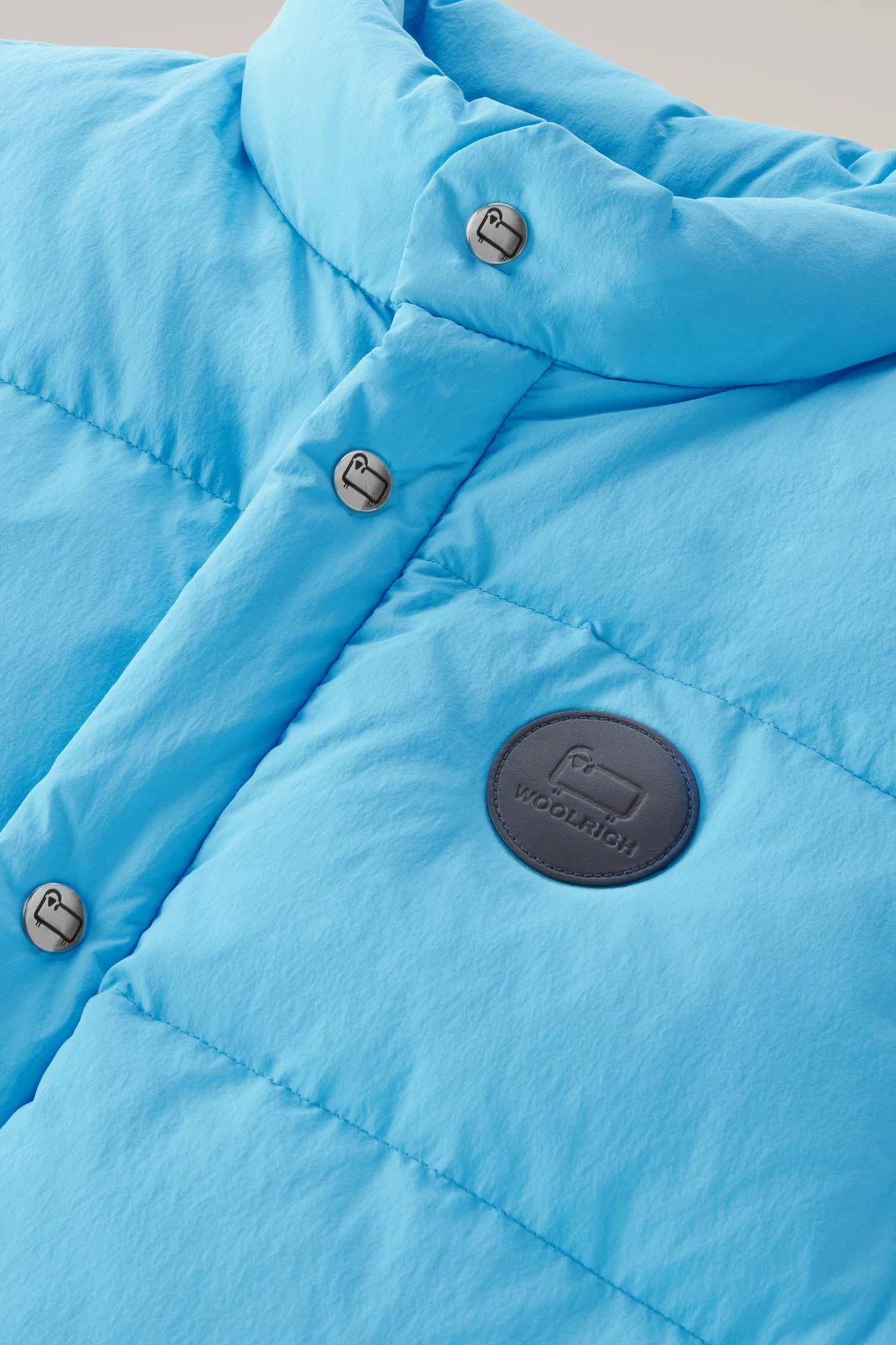 Woolrich Gilet Aleutian In Nylon Riciclato Eco Taslan Trapuntato - Uomo - Blu 9 Woolrich Gilet Aleutian In Nylon Riciclato Eco Taslan Trapuntato - Uomo - Blu - immagine 7