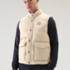 Woolrich Gilet Aleutian In Nylon Riciclato Eco Taslan Trapuntato - Uomo - Beige